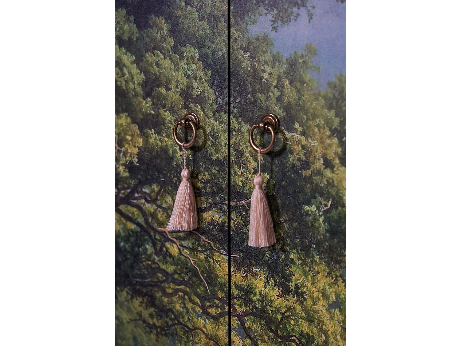 Buffetkast met 2 deuren in bedrukt MDF