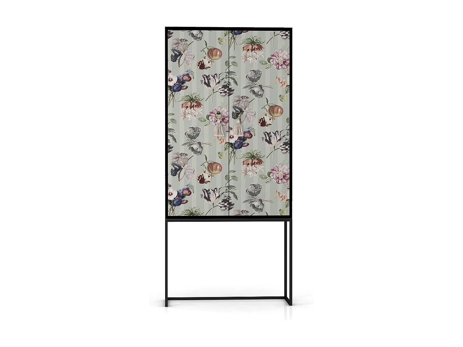 Buffetkast met 2 deuren in bedrukt MDF