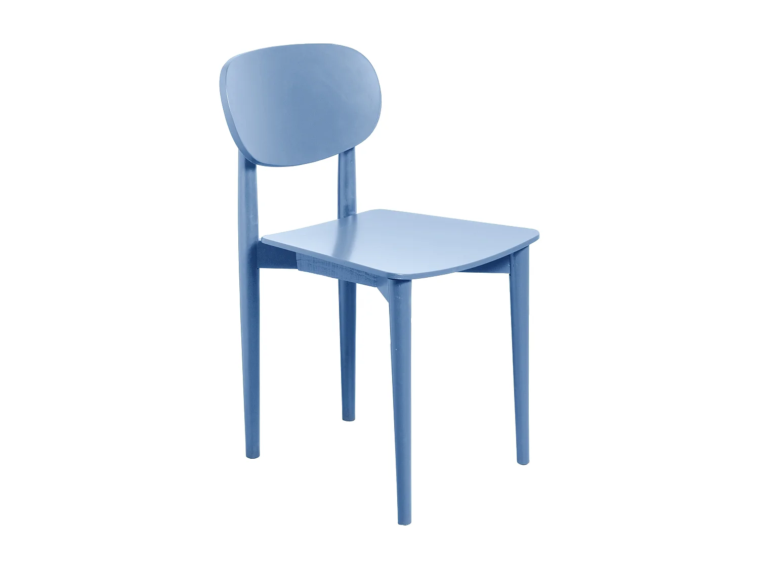 Silla madera haya maciza Azúl Cornish SANDRO