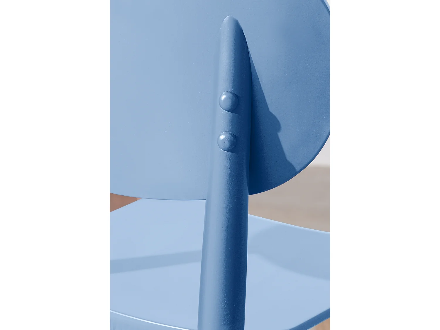 Silla madera haya maciza Azúl Cornish SANDRO