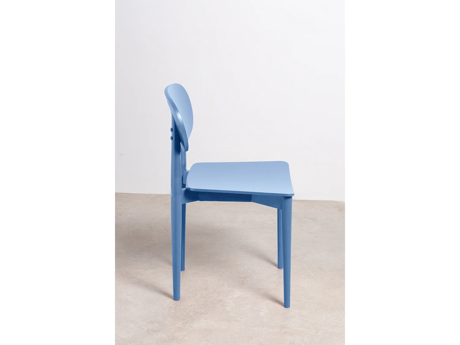 Silla madera haya maciza Azúl Cornish SANDRO