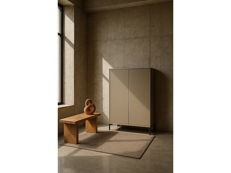 Mueble organizador multiusos taupe VERNER