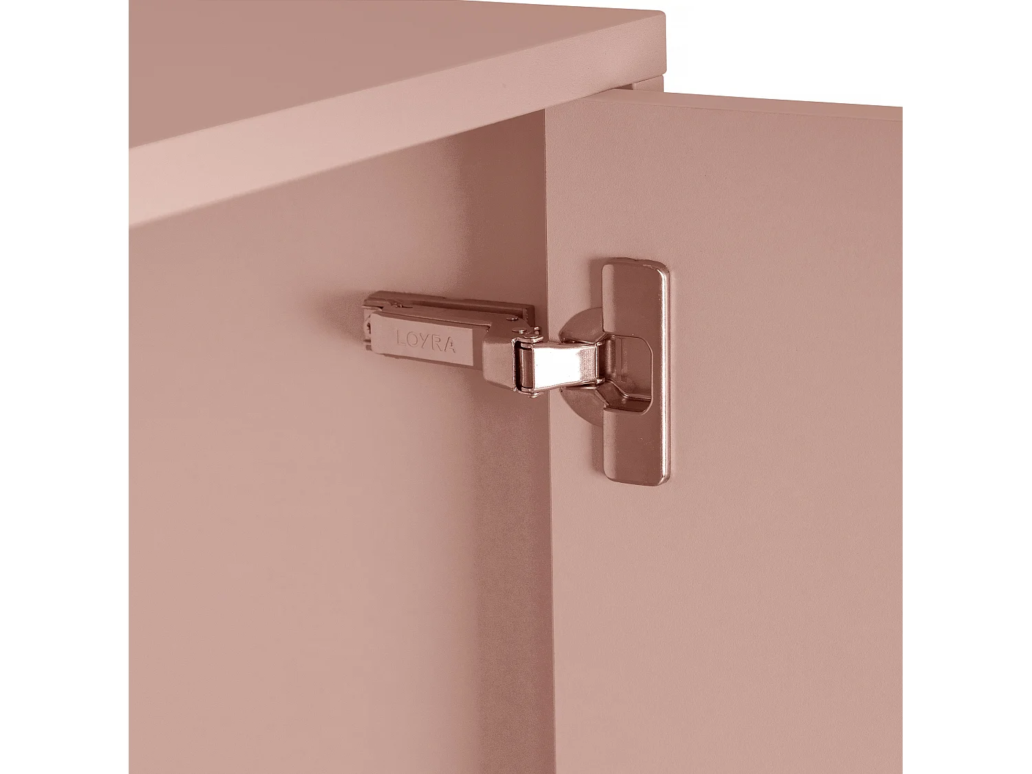 Meuble organisateur multifonction rose VERNER