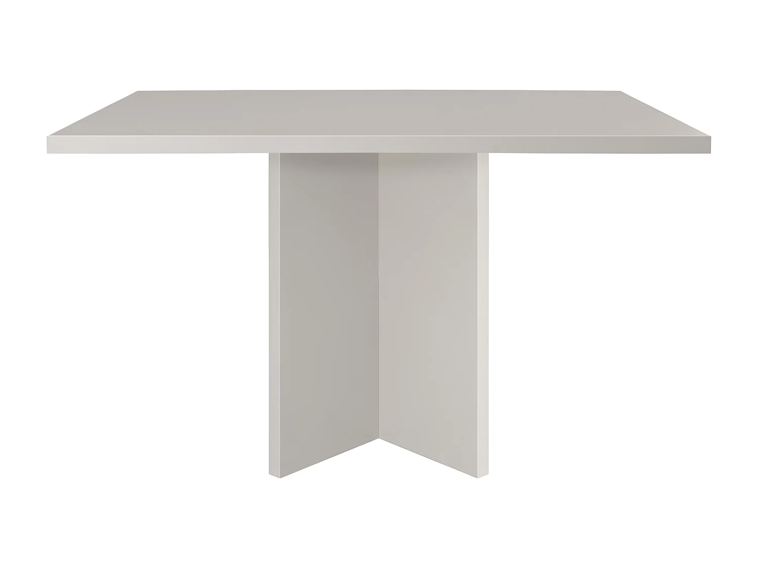 Table à manger rectangulaire en panneau tratifié 3cm Taupe 90x120