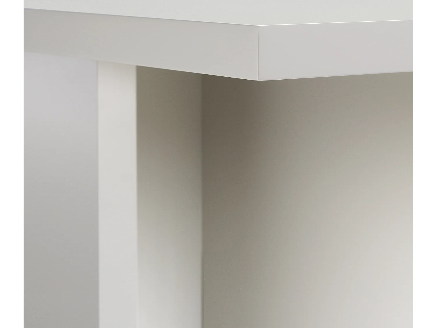 Table à manger rectangulaire en panneau tratifié 3cm Taupe 90x120