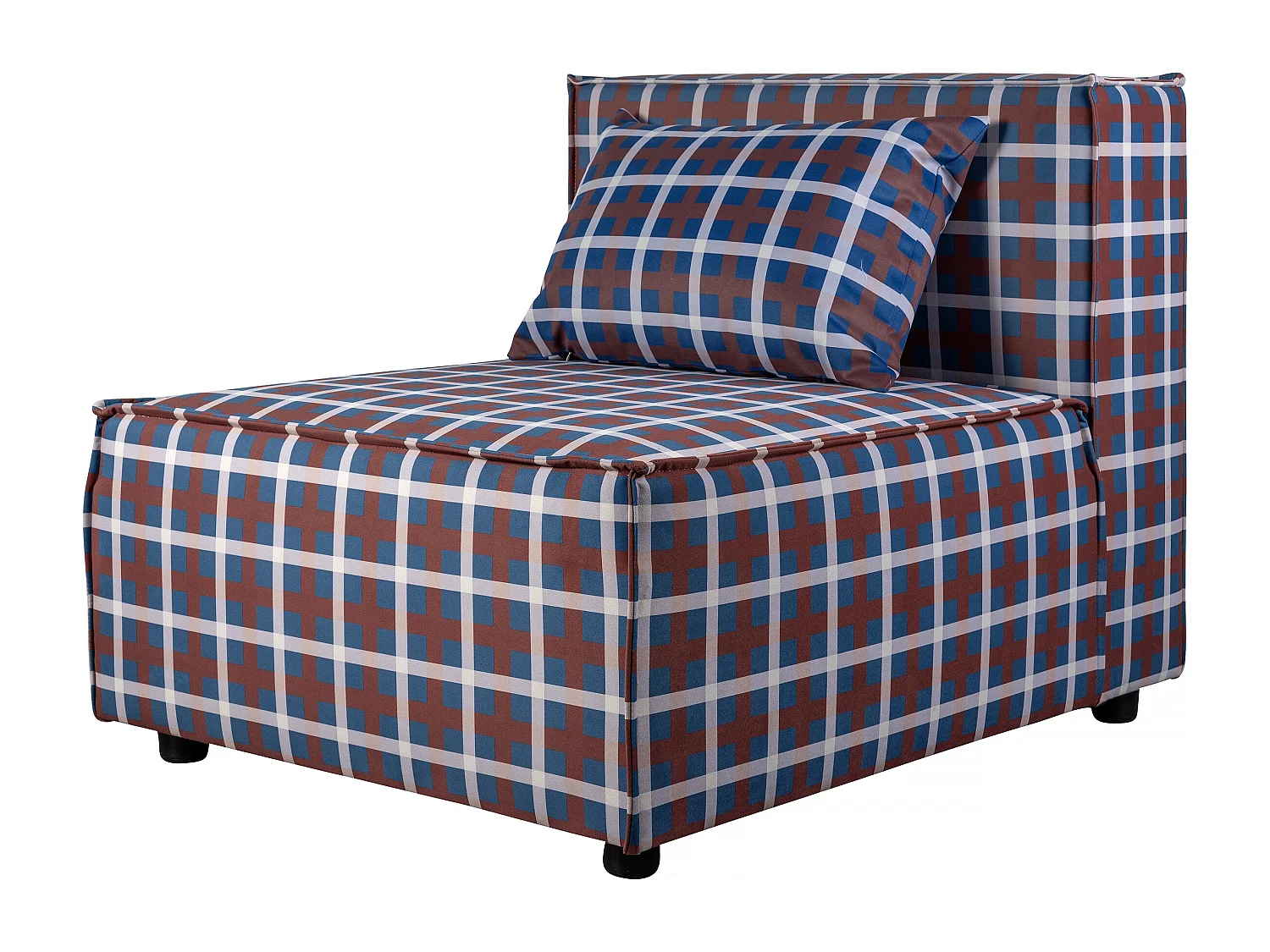 Sillon lounge de terciopelo HARPER