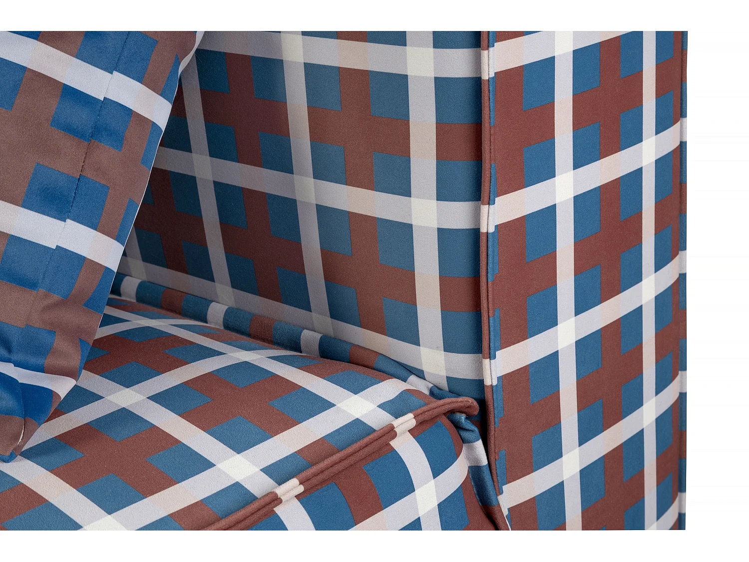 Sillon lounge de terciopelo HARPER