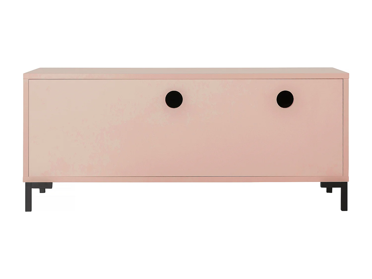 Meuble TV 113 cm rose MIRKO