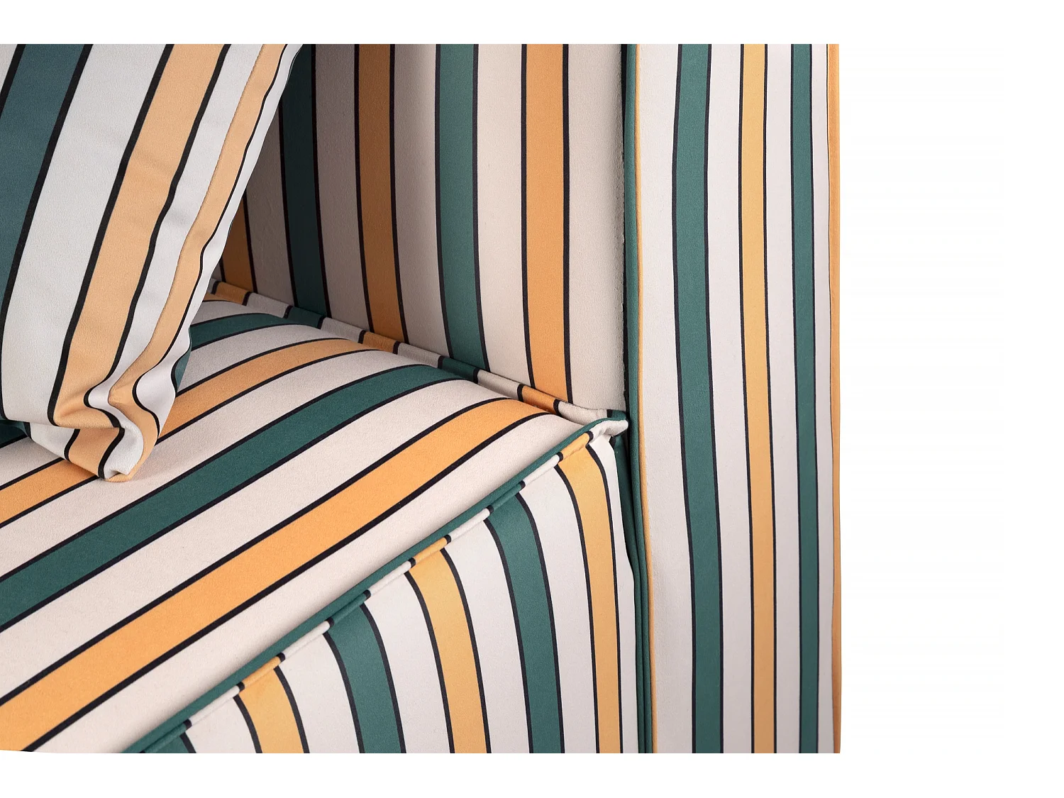 Sillon lounge de terciopelo HARPER