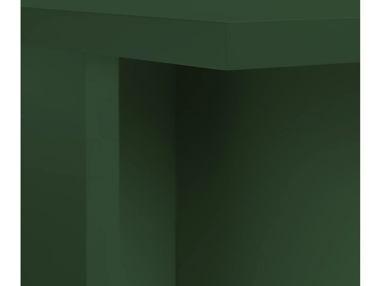 Mesa de centro tablero laminado de 3cm verde cedar 100x60cm- HECHO EN ESPAÑA