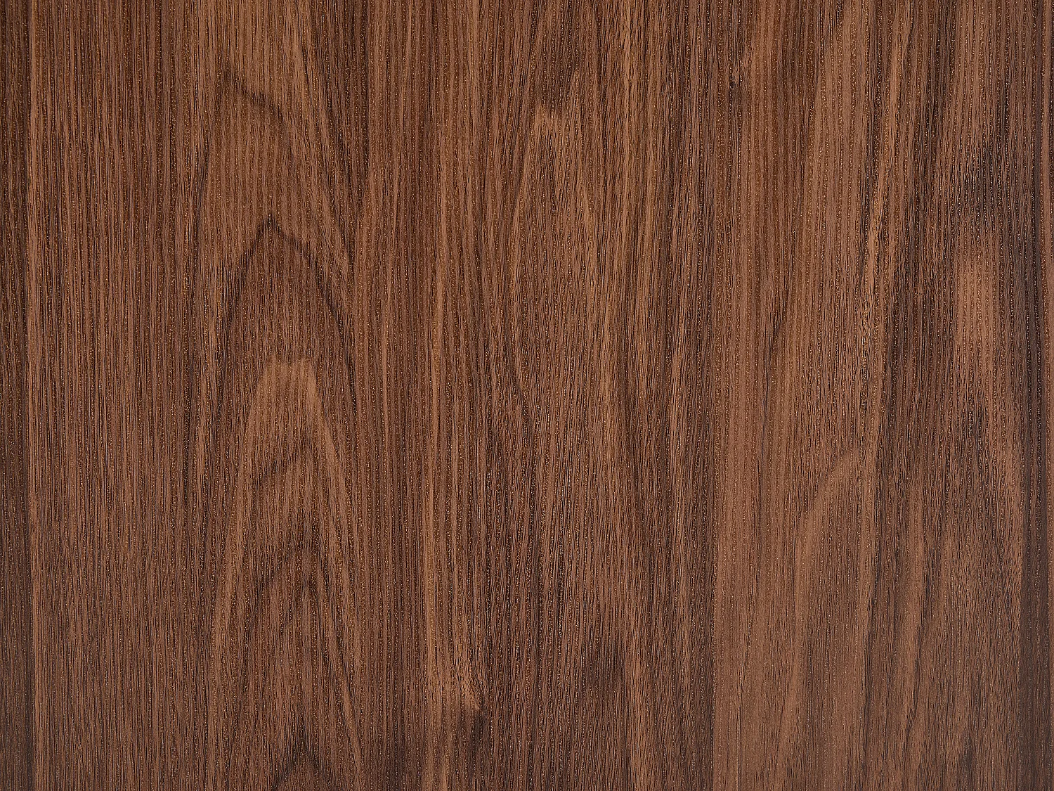 Table à manger extensible 6 à +12 personnes en MDF - Effet travertin beige et Naturel foncé - CLOEVA