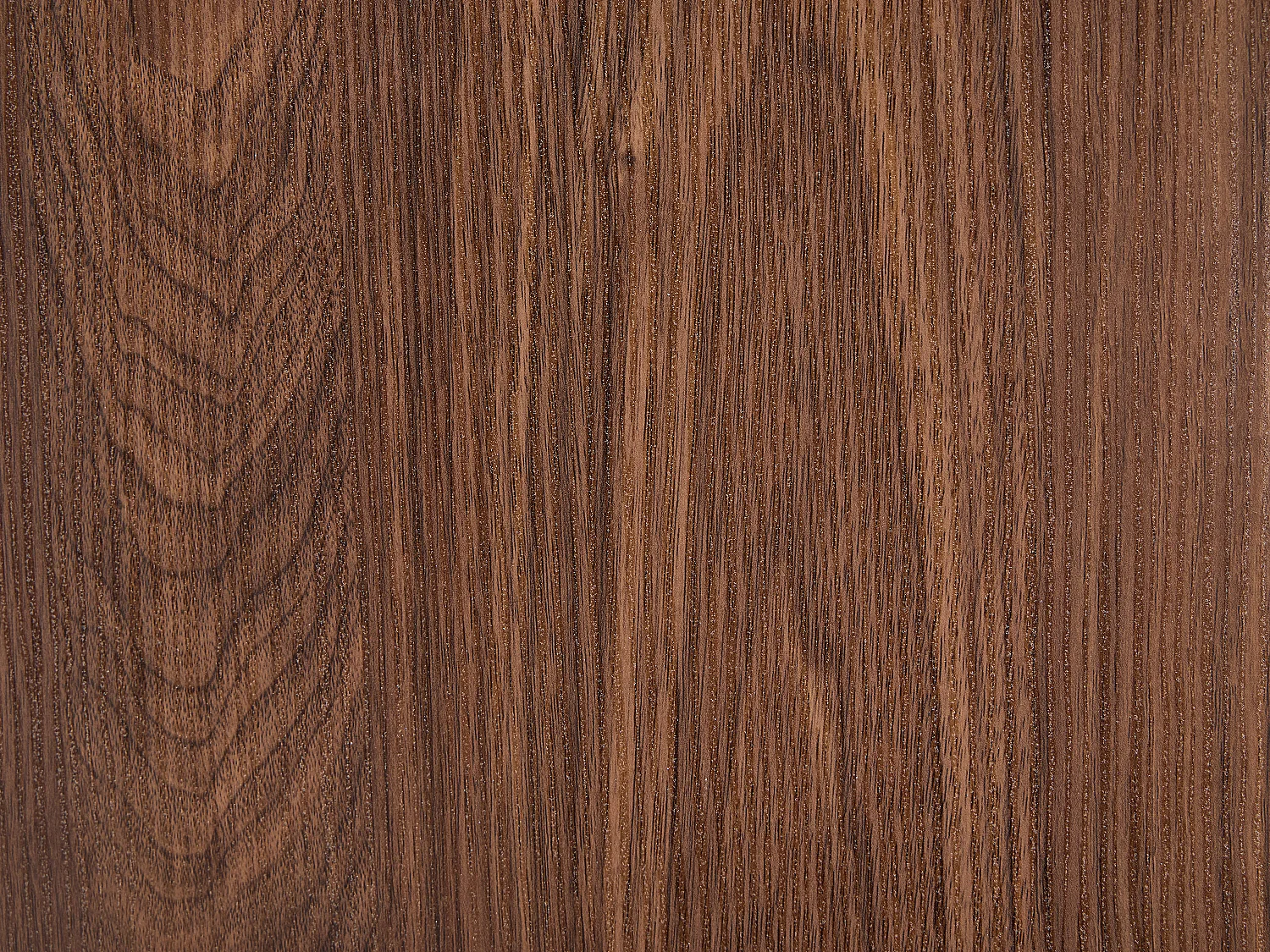 Table à manger extensible 4 à 12 personnes en MDF - Effet travertin beige et Naturel foncé - SIDRINA