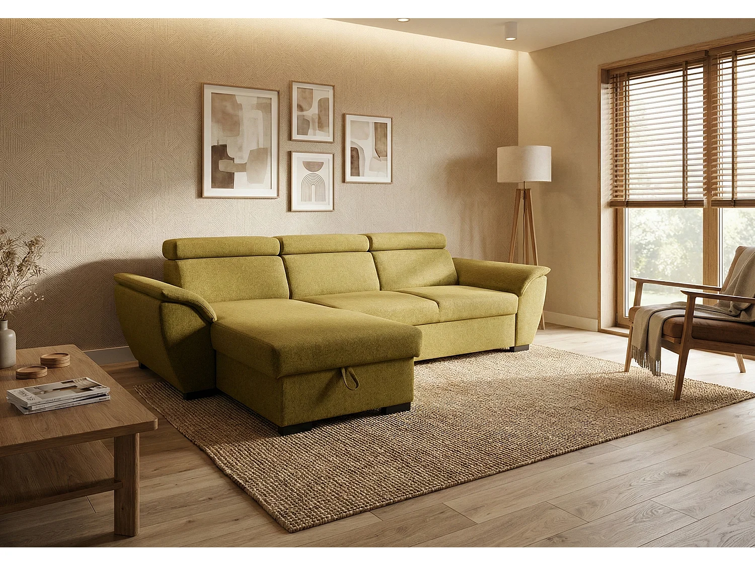 Stella – Canapé d’angle moderne au design élégant