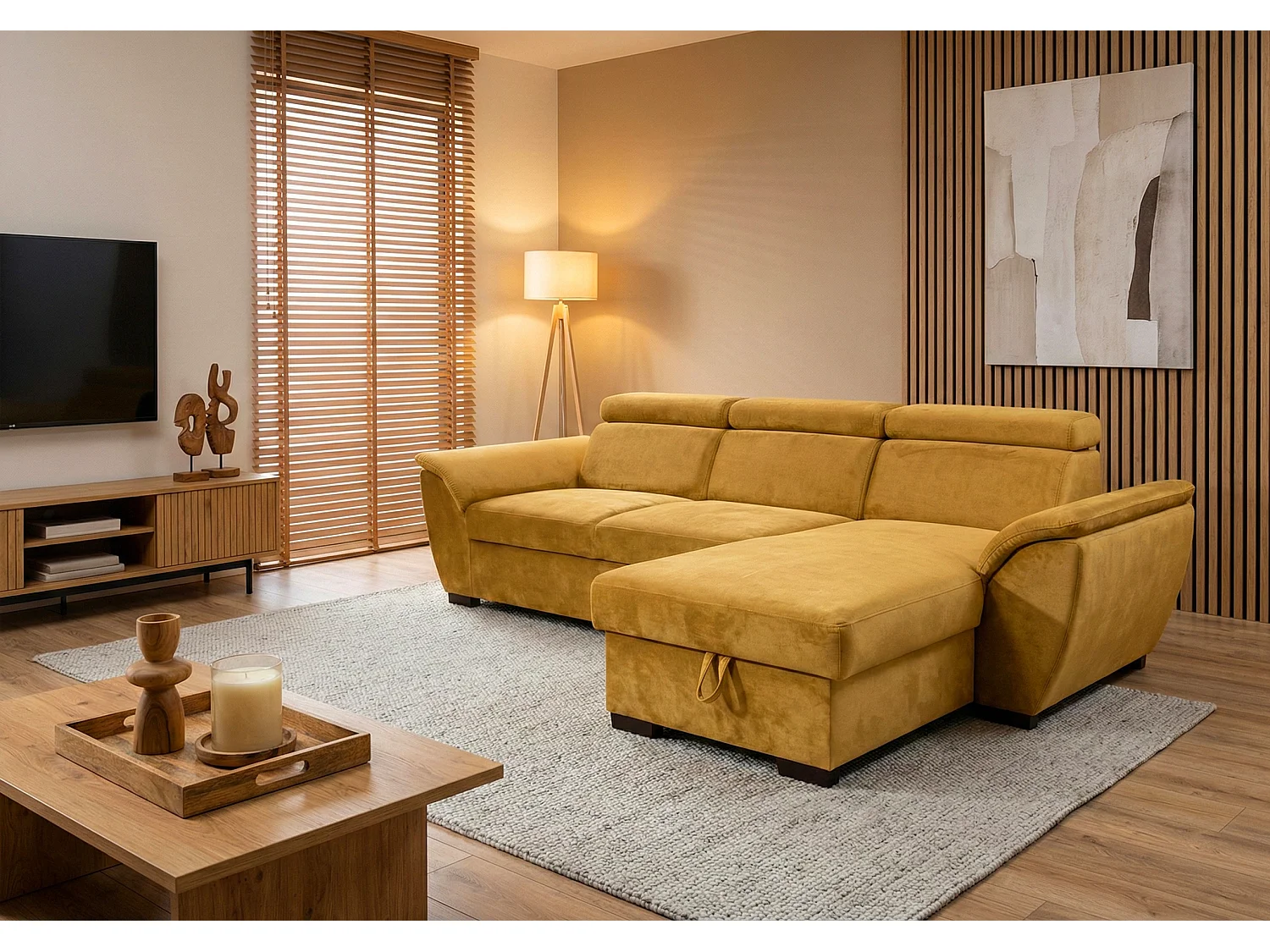 Stella – Canapé d’angle moderne au design élégant