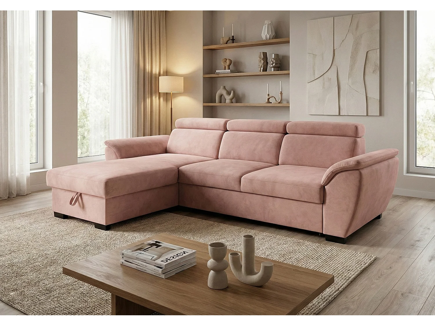 Stella – Canapé d’angle moderne au design élégant