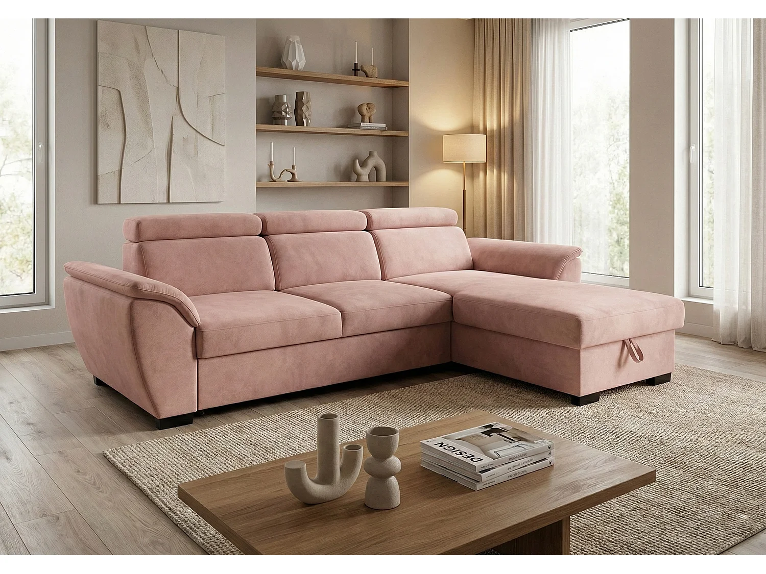 Stella – Canapé d’angle moderne au design élégant