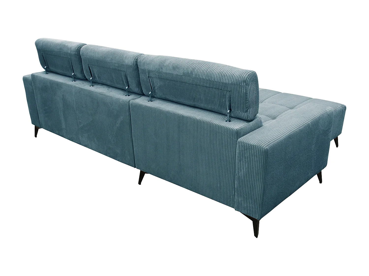 Nicolette - Canapé d’angle moderne avec fonction relax électrique