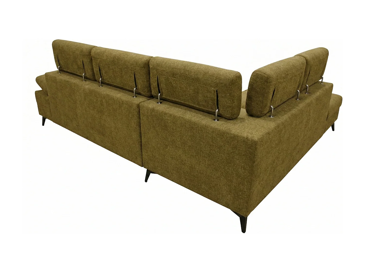 Canapé d’angle moderne Vigo avec fonction RELAX et appuie-têtes réglables – idéal pour le salon