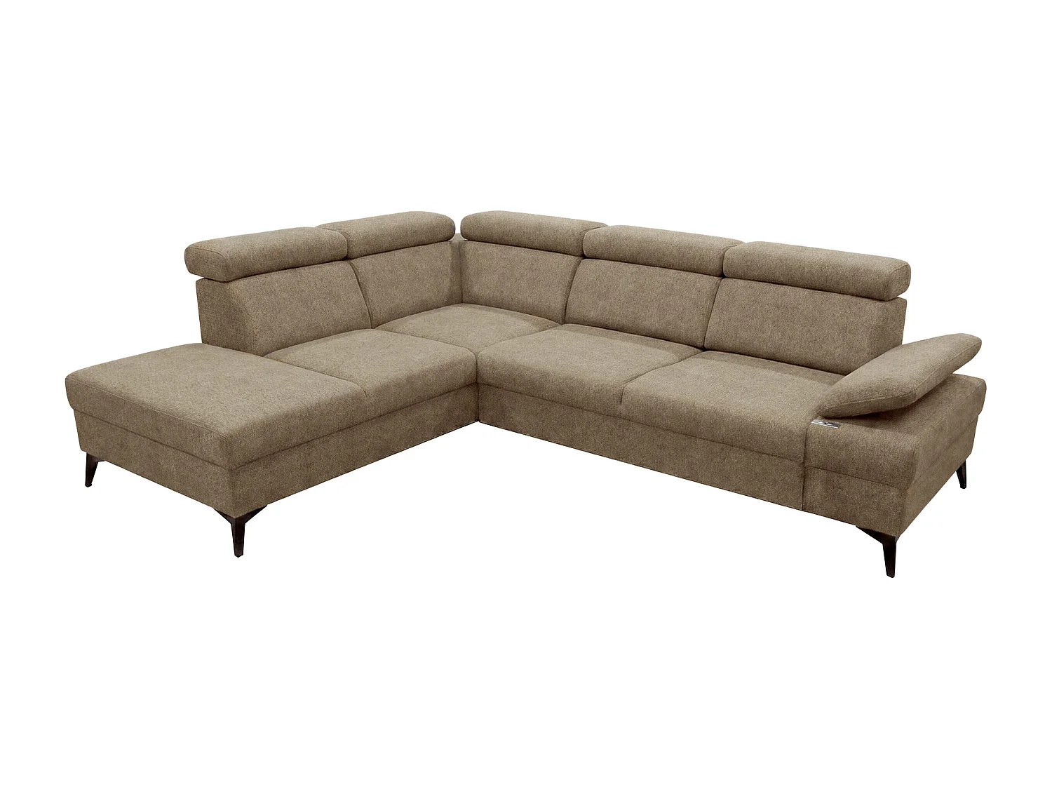 Canapé d’angle moderne Vigo avec fonction RELAX et appuie-têtes réglables – idéal pour le salon