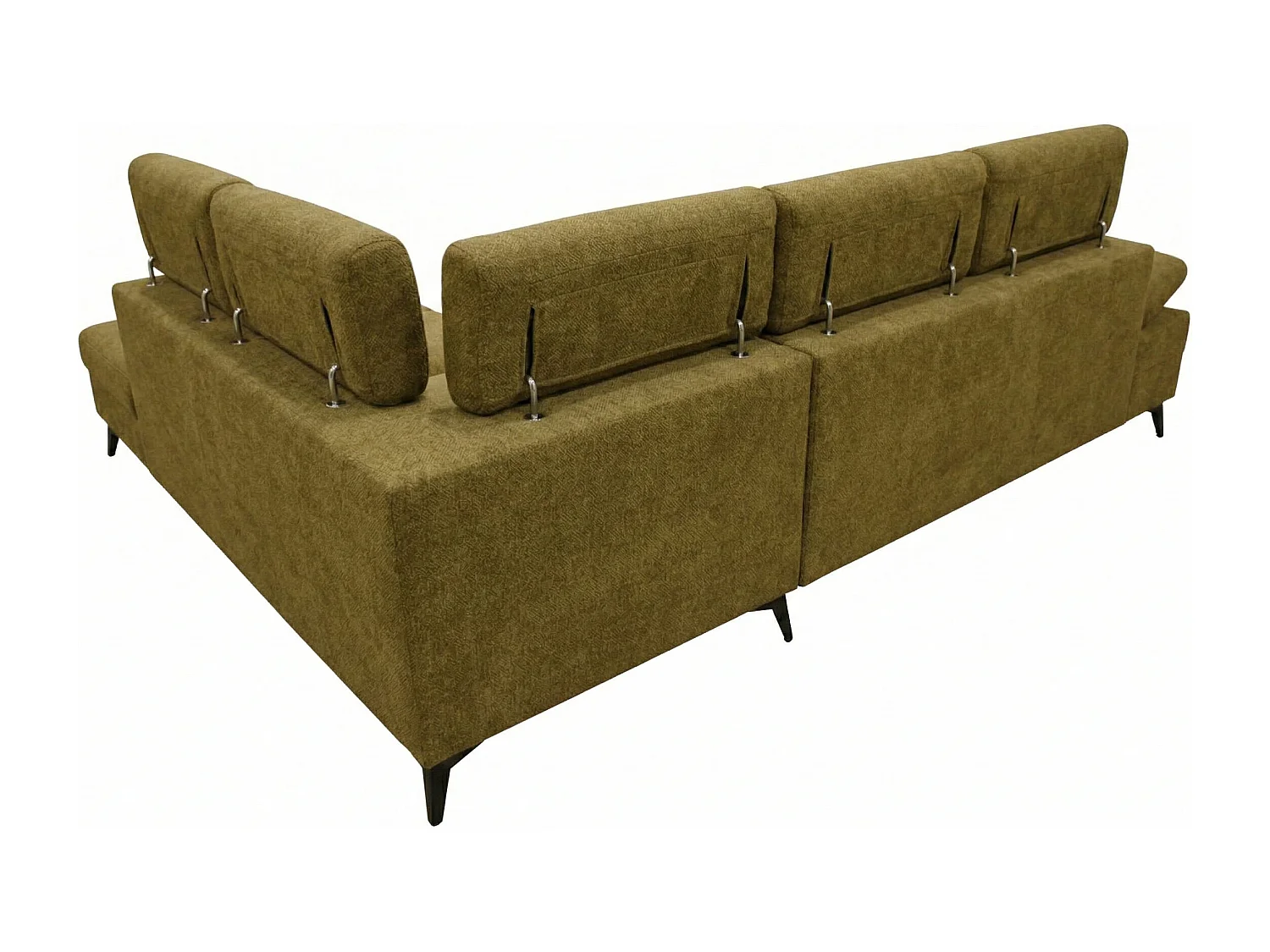 Canapé d’angle moderne Vigo avec fonction RELAX et appuie-têtes réglables – idéal pour le salon