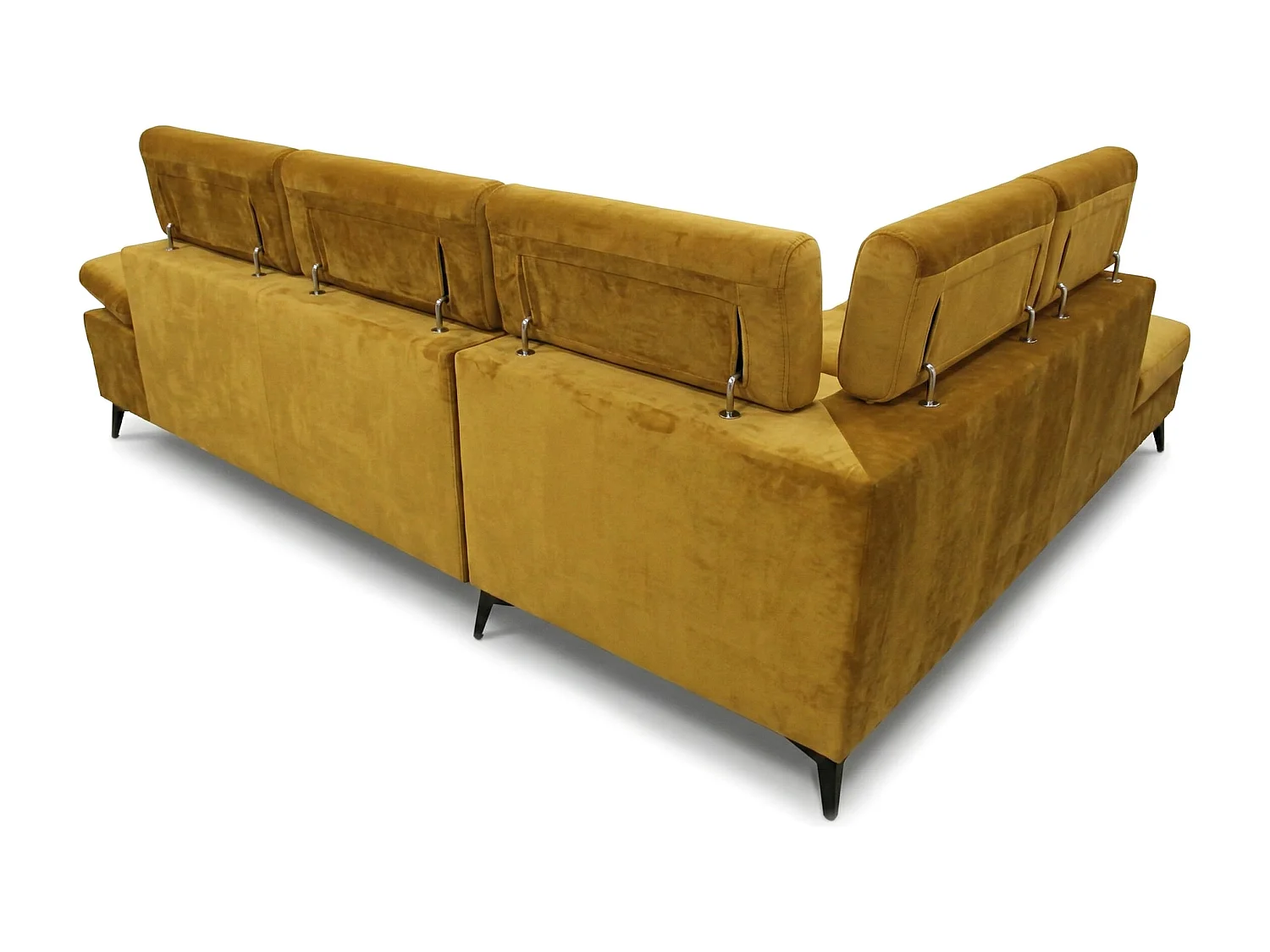 Canapé d’angle moderne Vigo avec fonction RELAX et appuie-têtes réglables – idéal pour le salon