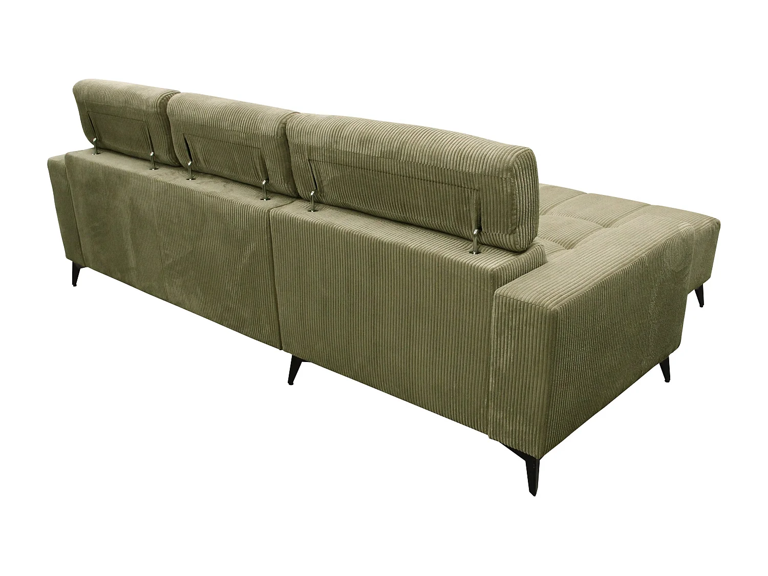 Nicolette - Canapé d’angle moderne avec fonction relax électrique