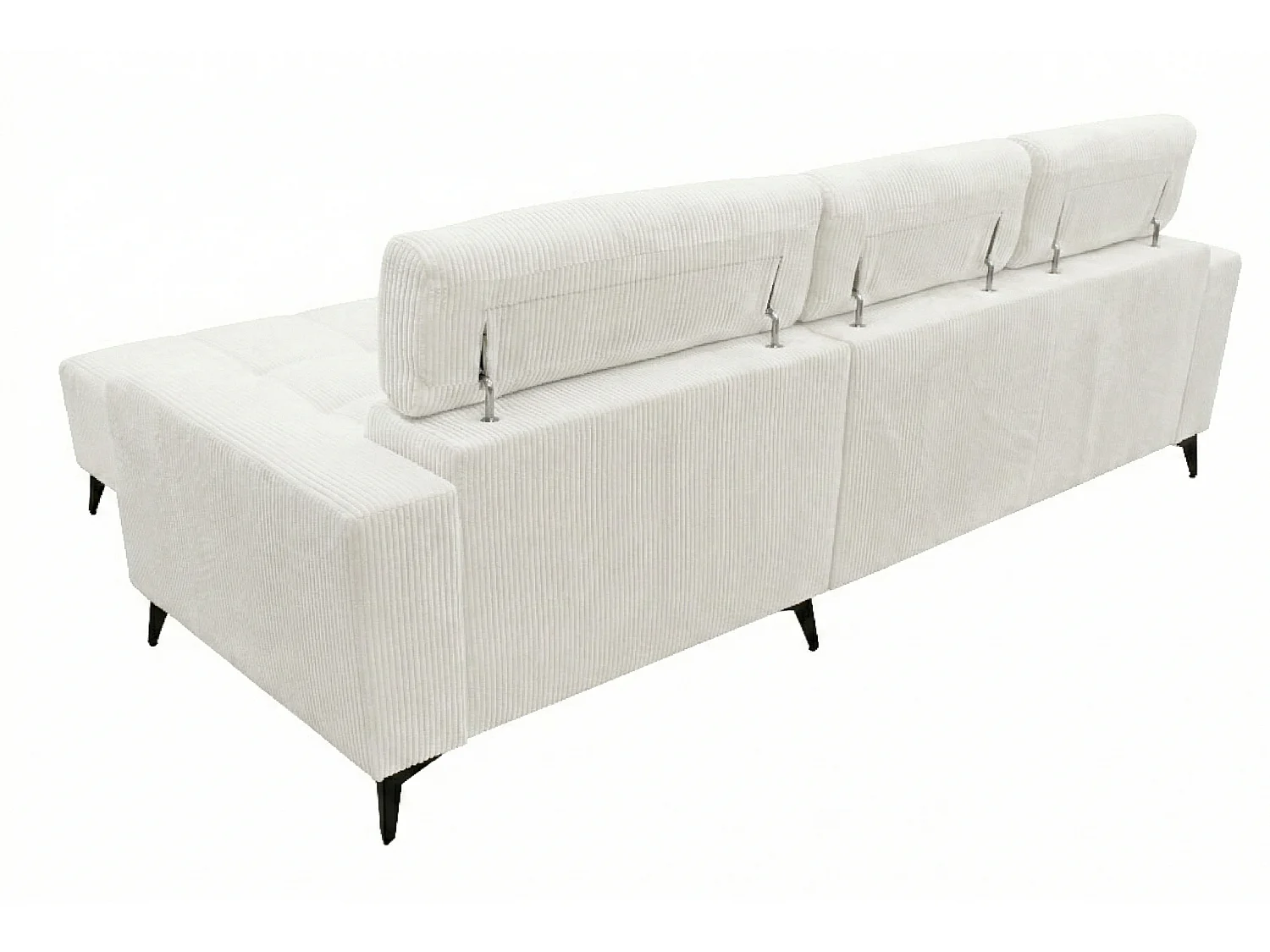 Nicolette - Canapé d’angle moderne avec fonction relax électrique