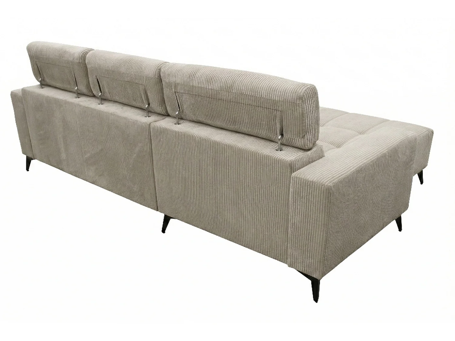 Nicolette - Canapé d’angle moderne avec fonction relax électrique