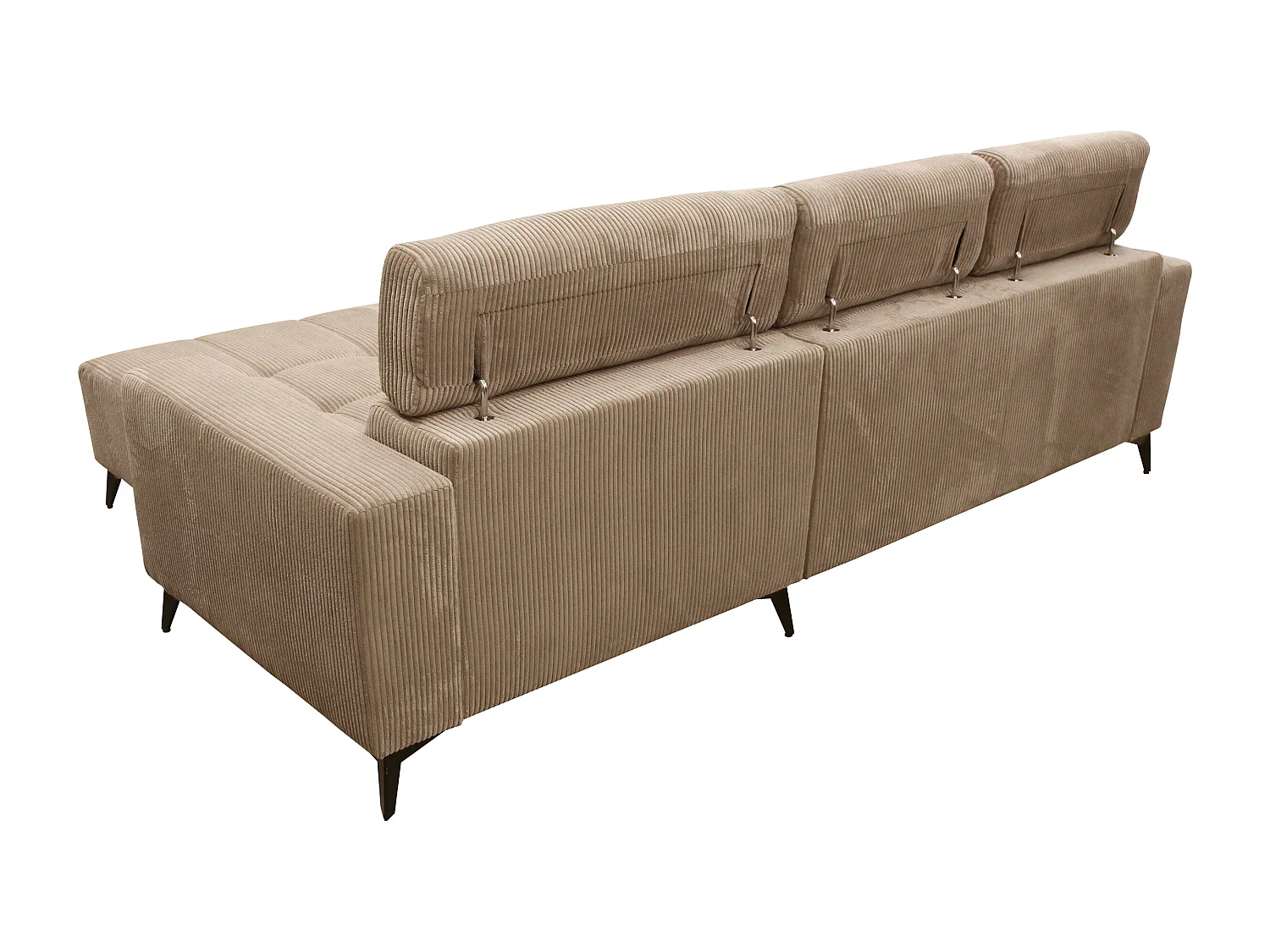 Nicolette - Canapé d’angle moderne avec fonction relax électrique