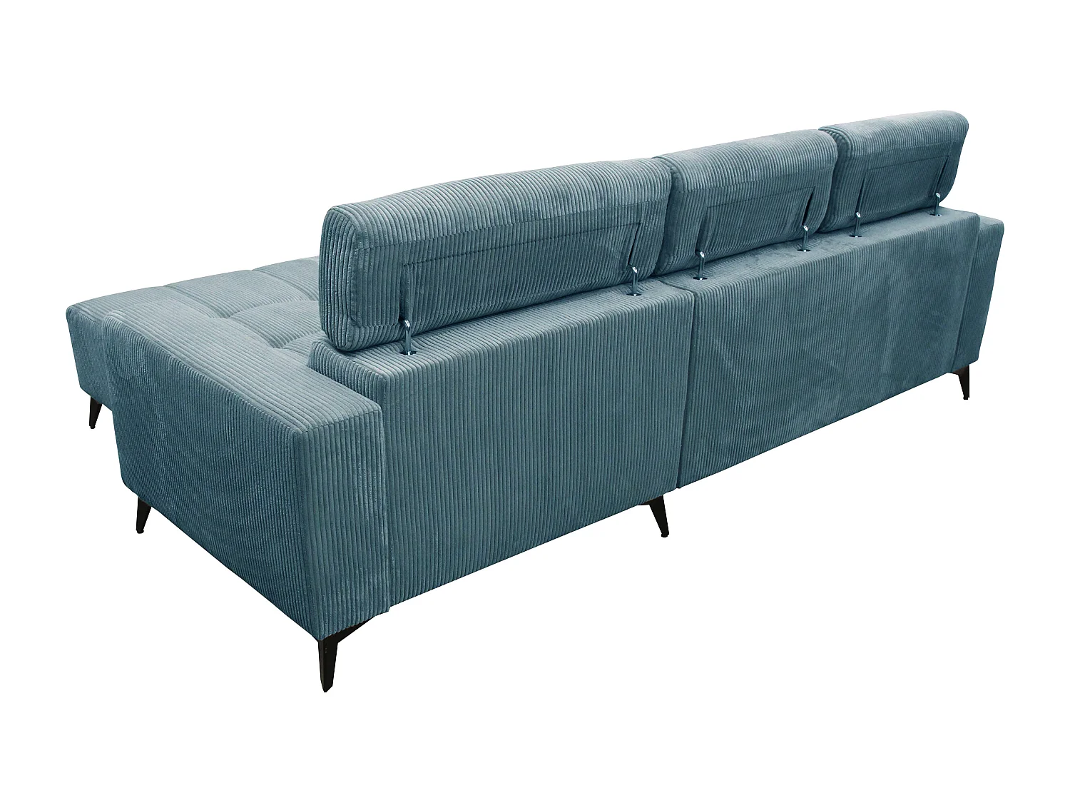 Nicolette - Canapé d’angle moderne avec fonction relax électrique