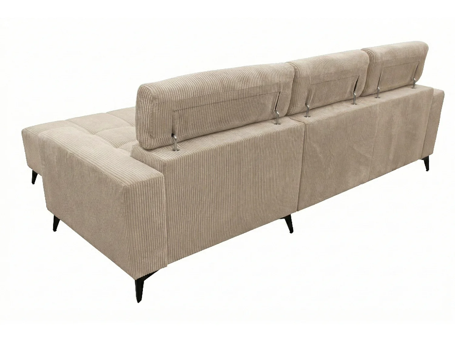 Nicolette - Canapé d’angle moderne avec fonction relax électrique