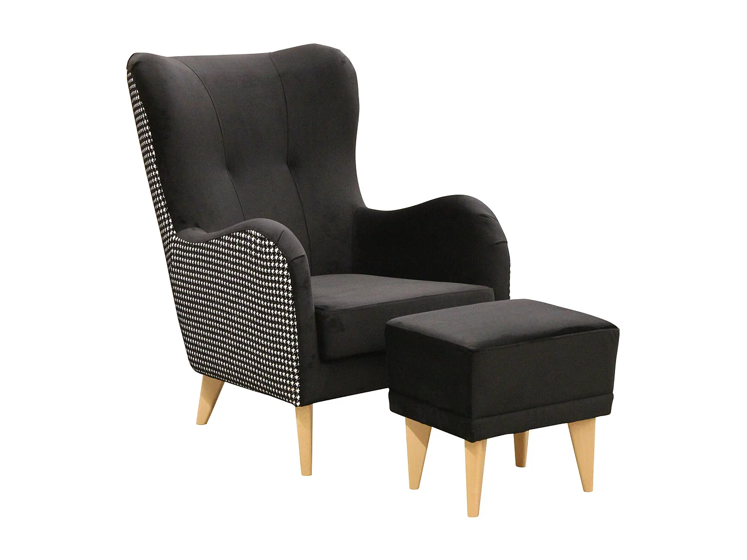 Relaxfauteuil Roland met voetenbank – ergonomisch comfort en tijdloos design