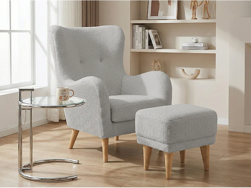Relaxfauteuil Roland met voetenbank – ergonomisch comfort en tijdloos design