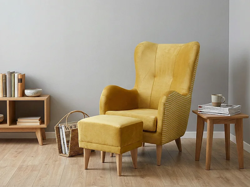 Relaxfauteuil Roland met voetenbank – ergonomisch comfort en tijdloos design