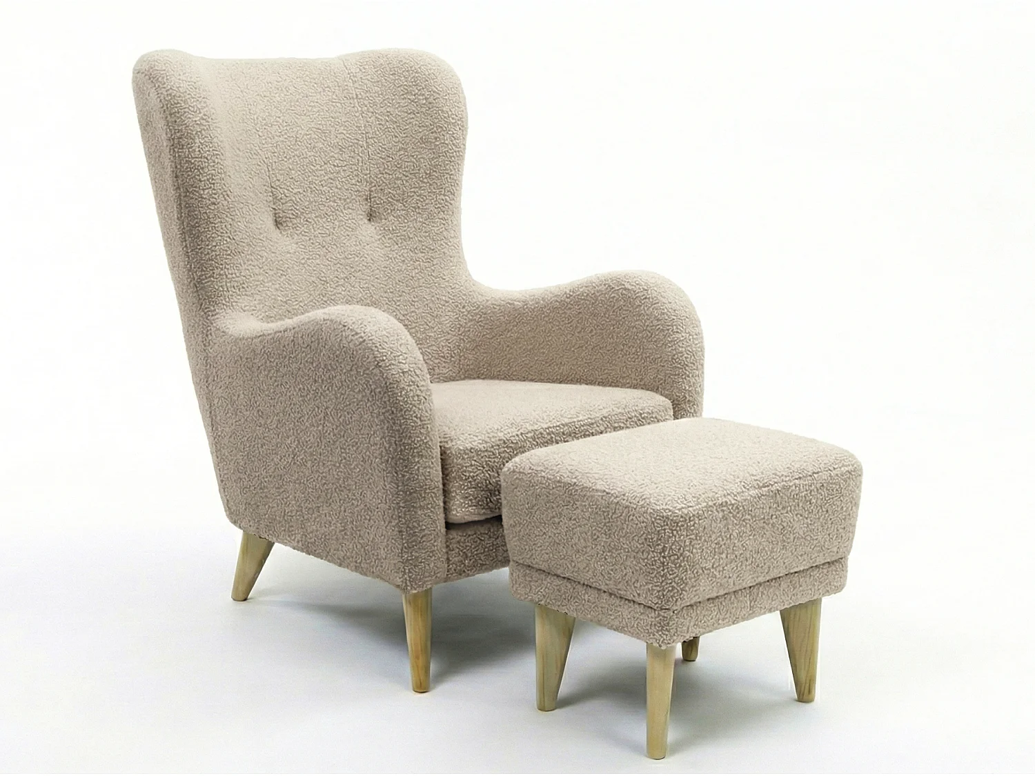 Relaxfauteuil Roland met voetenbank – ergonomisch comfort en tijdloos design