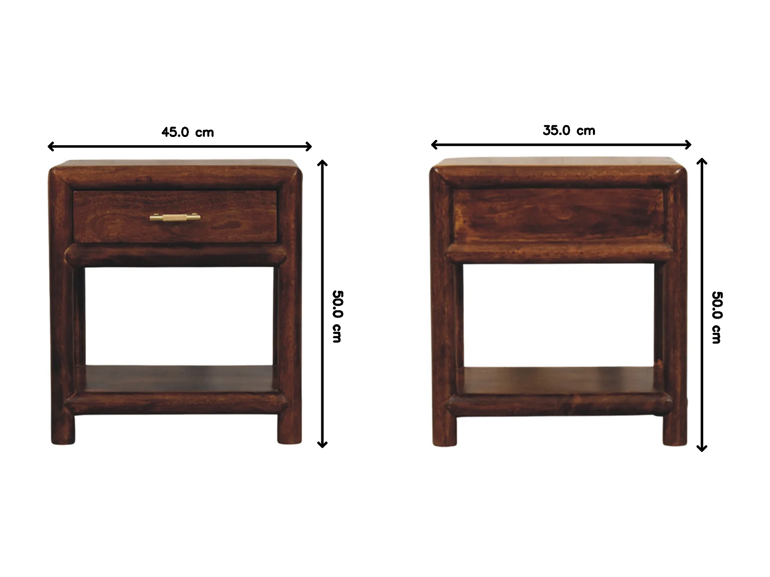 Artisan Furniture Nachttisch Regency in Chestnut-Optik