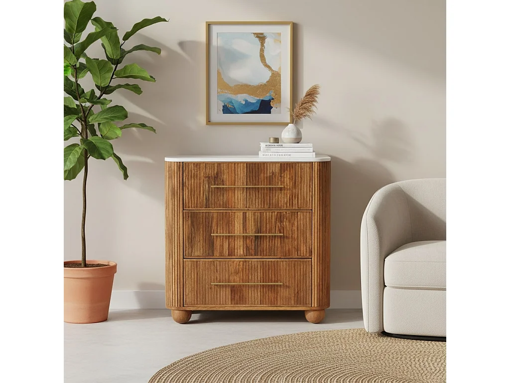 Artisan Furniture Kommode Beaumont mit Marmorplatte