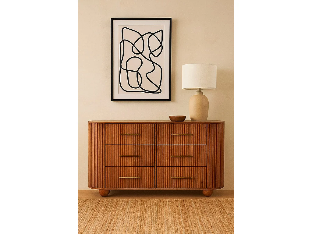 Artisan Furniture Commode Ridgefront en finition Amber Oak