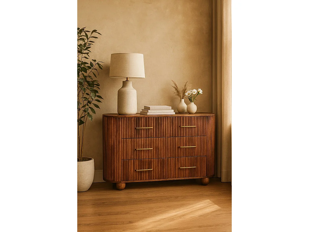 Artisan Furniture Commode Ridgefront en finition Roasted Almond