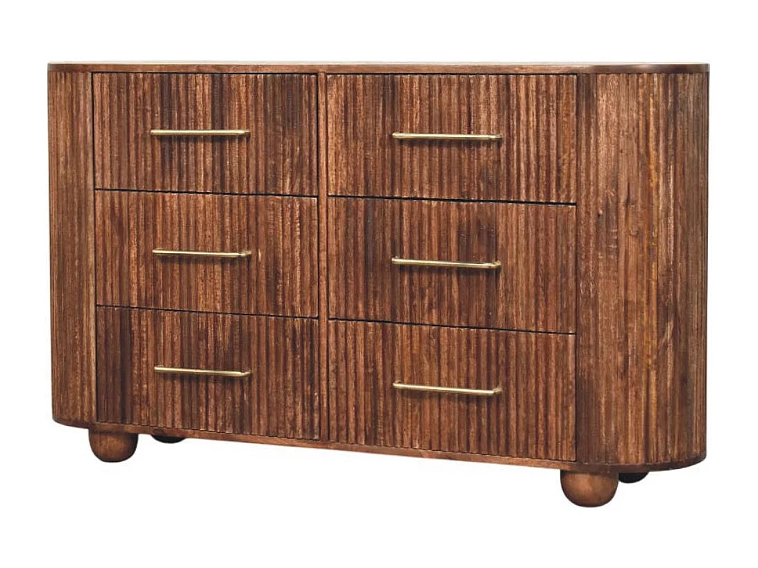 Artisan Furniture Commode Ridgefront en finition Roasted Almond