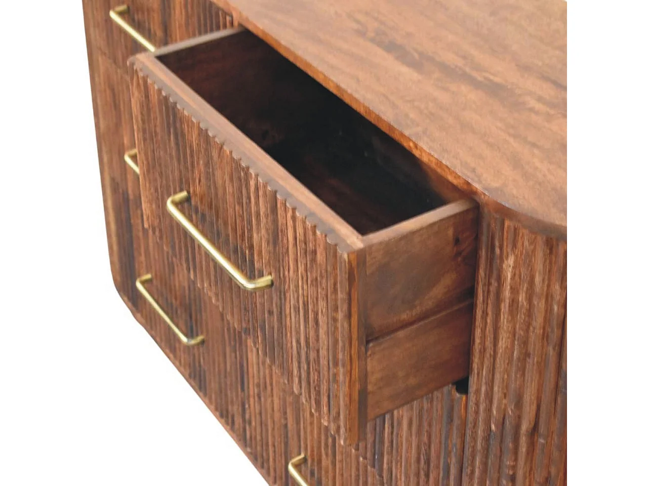 Artisan Furniture Commode Ridgefront en finition Roasted Almond