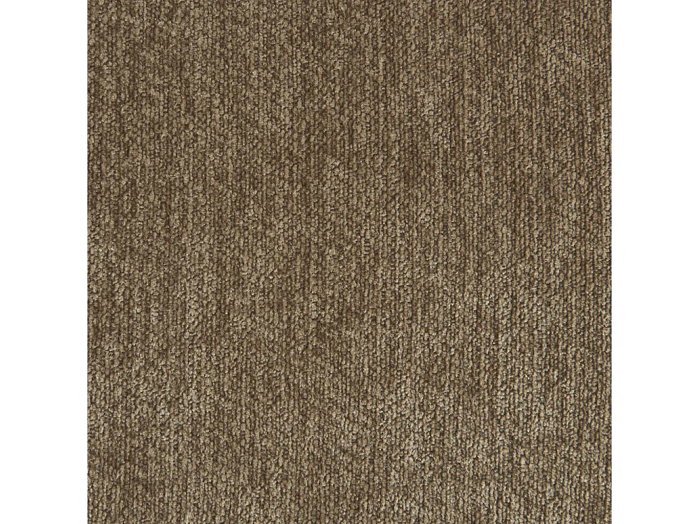 Sophie - Canapé 3 places en tissu pieds chrome - Marron glacé