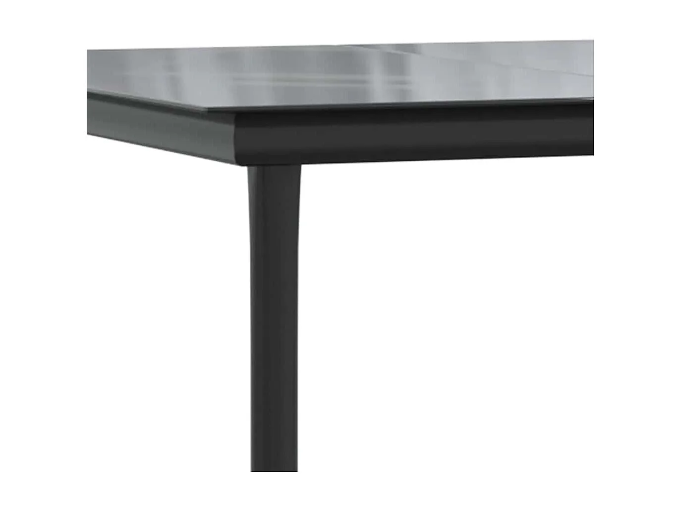 Ensemble à manger jardin coussins 5 pièces marron poly rotin verre