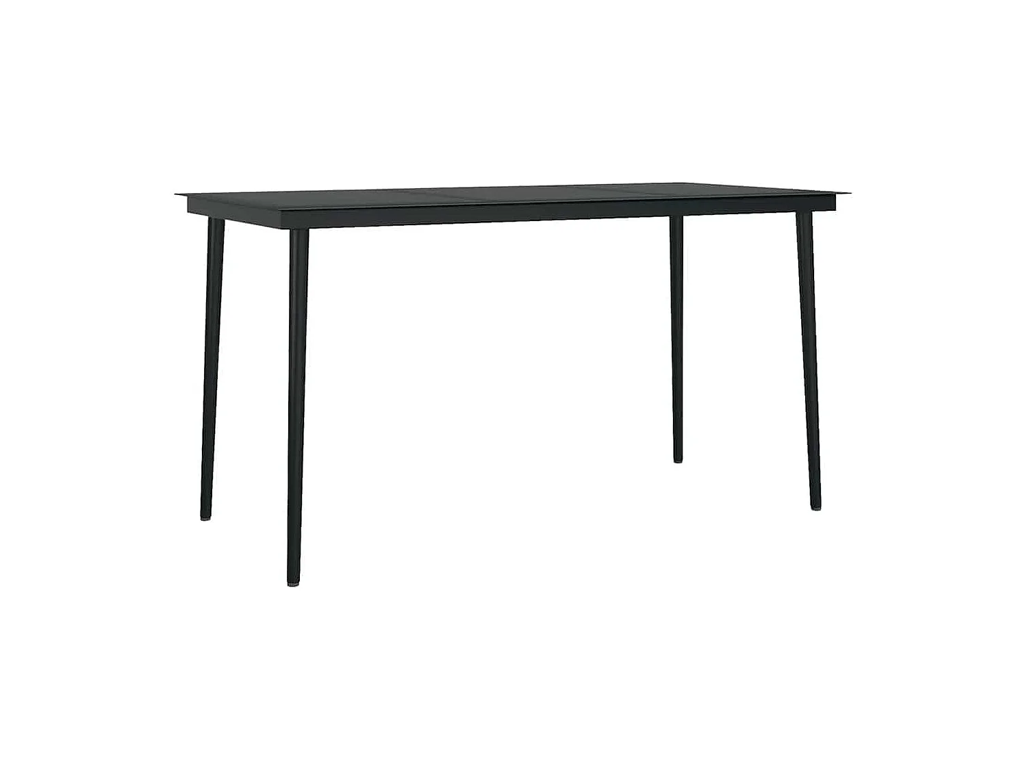 Juego comedor jardín 5 piezas cojines ratán sintético vidrio gris