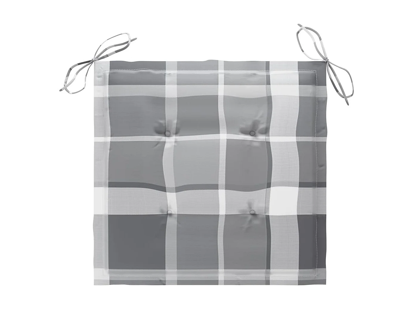 Ensemble à manger d'extérieur pliable avec coussin 3 pièces Teck