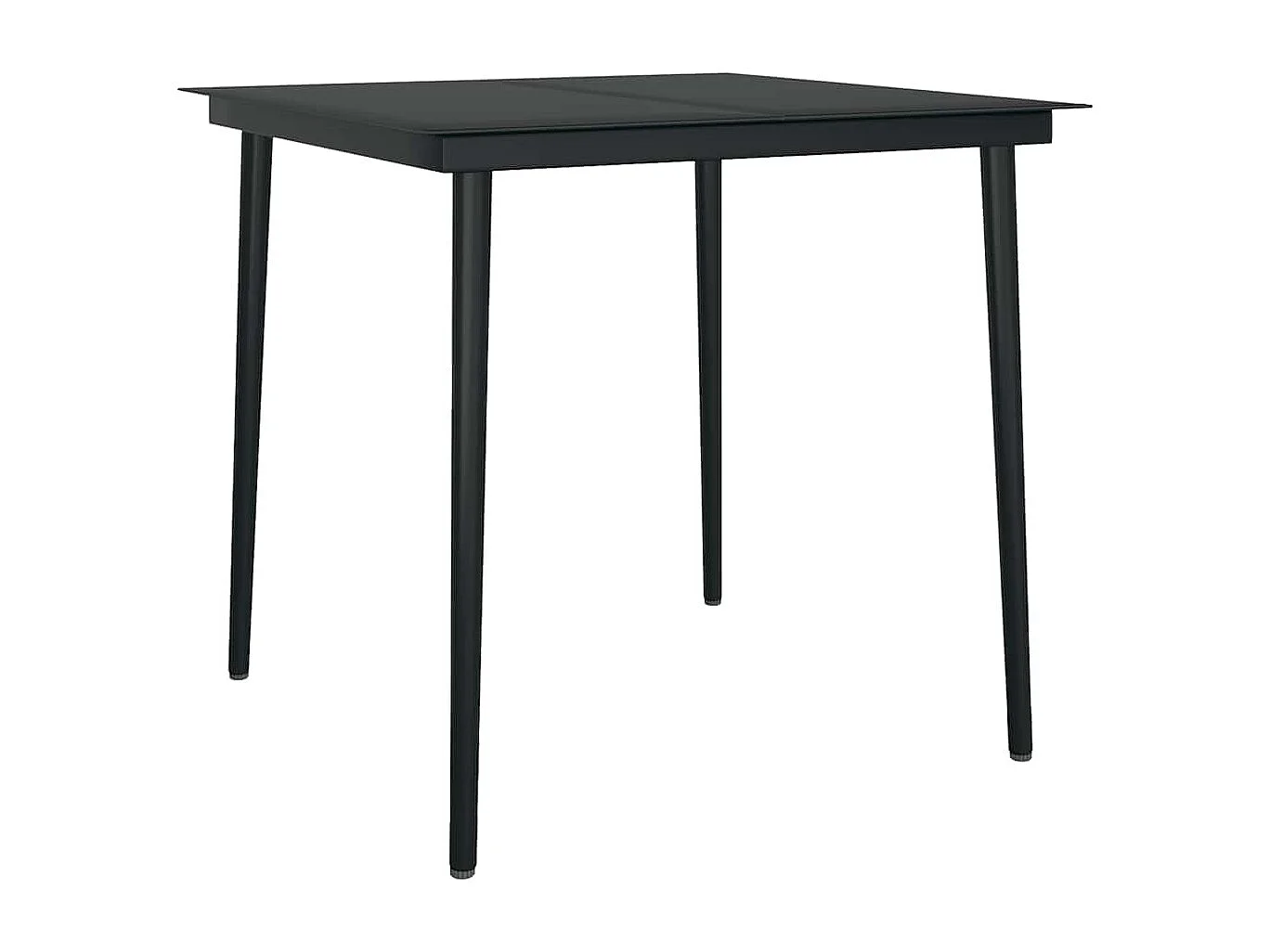 Juego comedor jardín 5 piezas cojines ratán sintético vidrio gris