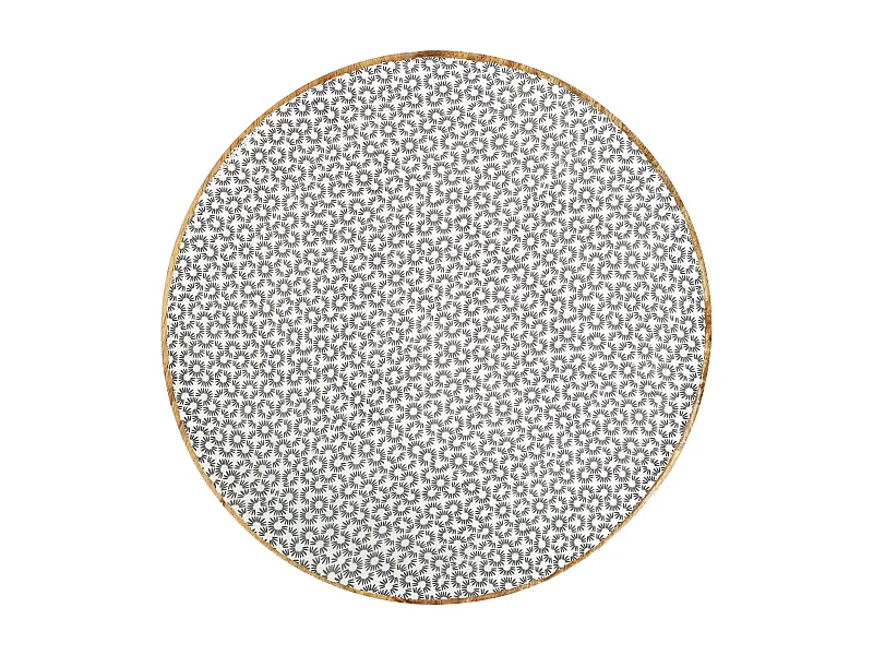 Dessous d'Assiette "Géométrique" 35cm Naturel