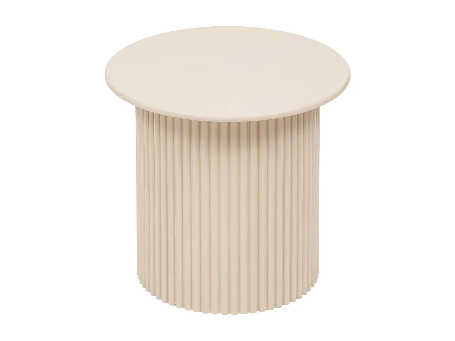 Lot de 2 Tables d'Appoint "Eino" 40cm Beige