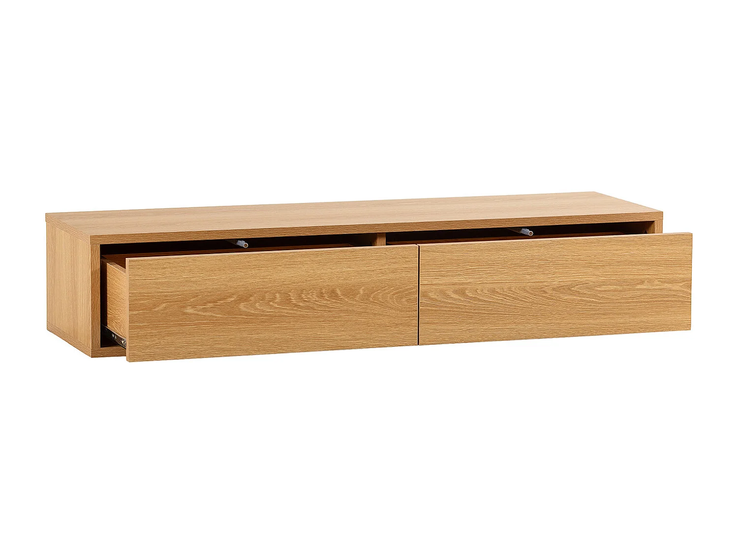 Konsolentisch schwebender Auri 2 schubladen Eiche-Optik