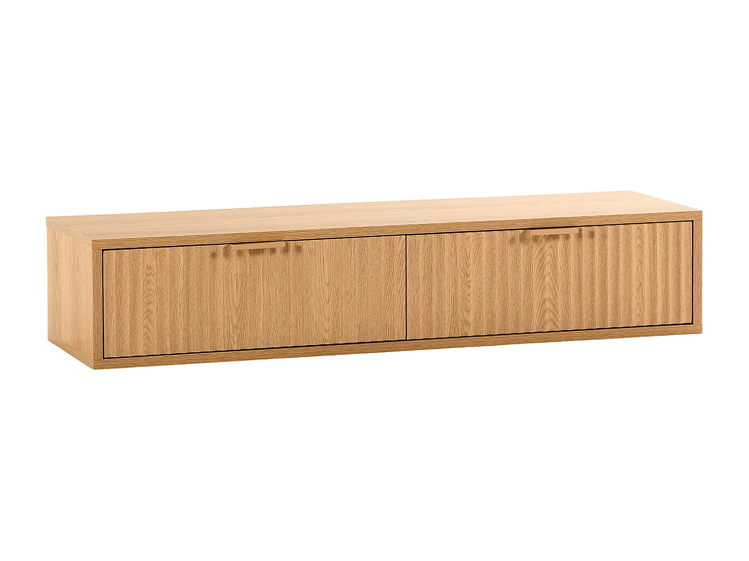 Konsolentisch schwebender Lluvia 2 schubladen Eiche-Optik